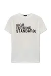 R13 Text-print T-shirt In White