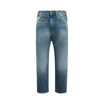Pre-owned R13 Tailored Drop Jean 'kellen Blue' | Women's Size 26