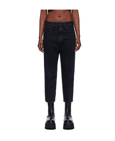 R13 Tailored Drop Jeans In Black