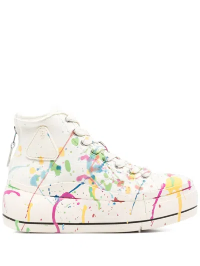 R13 Tall Kurt Sneakers In Neutrals