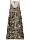 R13 Taped Tank Dress In Green