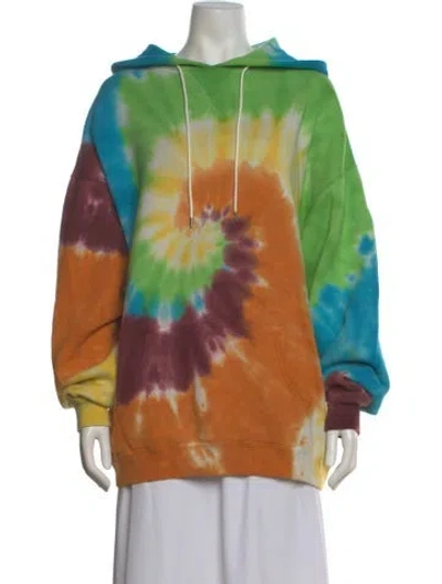 Pre-owned R13 Tie-dye Print Crew Neck Sweater In Multi