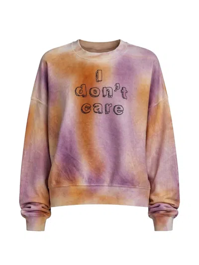 R13 Tie-dye Sweatshirt In Purple