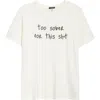 R13 Text-print T-shirt In White