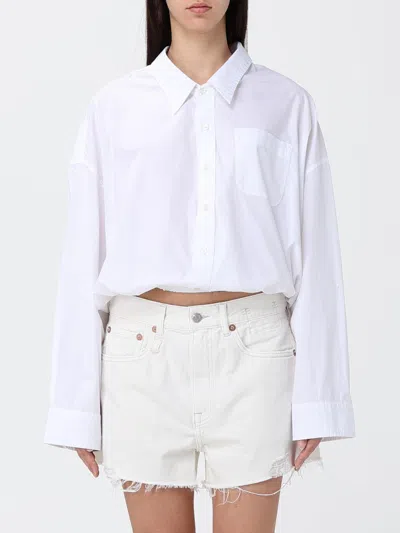 R13 Top Woman  In White