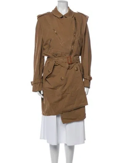Pre-owned R13 Trench Coat In Brown