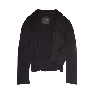 Pre-owned R13 Twisted Lapel Top 'black' | Women's Size S