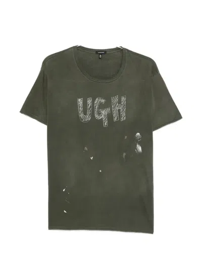 R13 Ugh Graphic T-shirt In Green