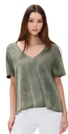 R13 Distressed Effect T-shirt In Olive
