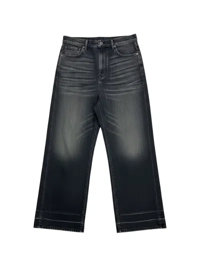 R13 Venti Wide-leg Jeans In Gray