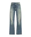 R13 Vintage Effect Jeans In Gray