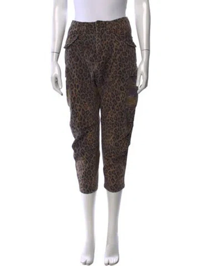 Pre-owned R13 Vintage Straight Leg Pants In Brown