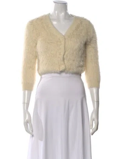 Pre-owned R13 V-neck Sweater In Neutral