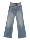 R13 Washed Jeans In Blue