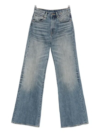 R13 Washed Jeans In Blue