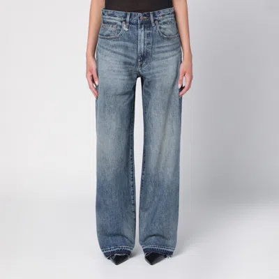 R13 Washed-out Blue Denim Jeans