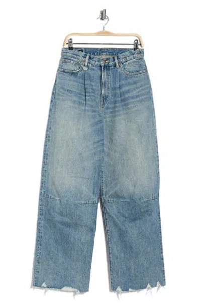 R13 Wayne Articulated Knee Jeans In Blue