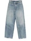 R13 Wayne Wide-leg Jeans In Blue
