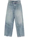 R13 Wayne Wide-leg Jeans In Blue