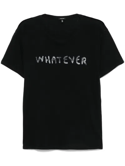 R13 Whatever Boy T In Black