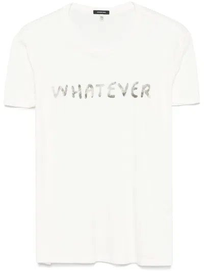 R13 Whatever-print T-shirt In B Ecru