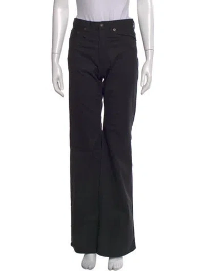 Pre-owned R13 Wide Leg Pants In Black