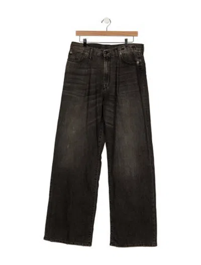 Pre-owned R13 Wide Leg Pants In Black