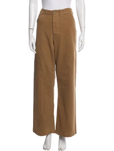 Pre-owned R13 Wide Leg Pants In Brown