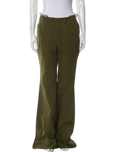 Pre-owned R13 Wide Leg Pants In Green