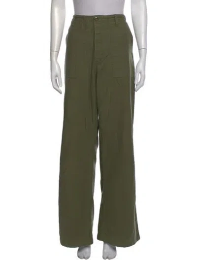 Pre-owned R13 Wide Leg Pants In Green
