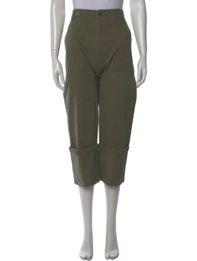 Pre-owned R13 Wide Leg Pants In Green