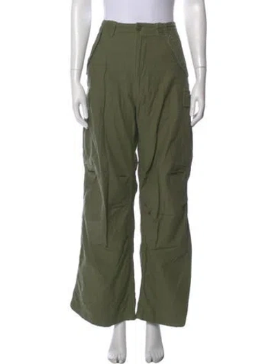 Pre-owned R13 Wide Leg Pants In Green