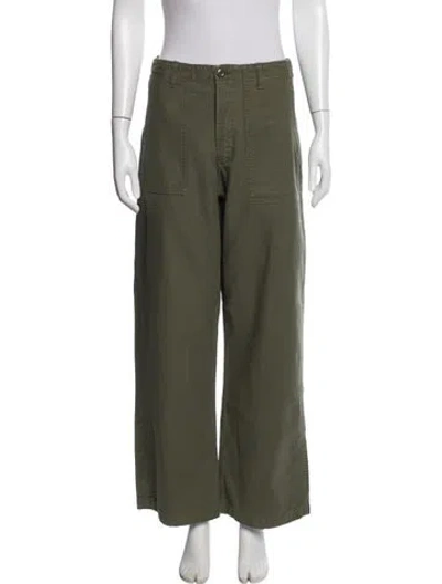 Pre-owned R13 Wide Leg Pants In Green