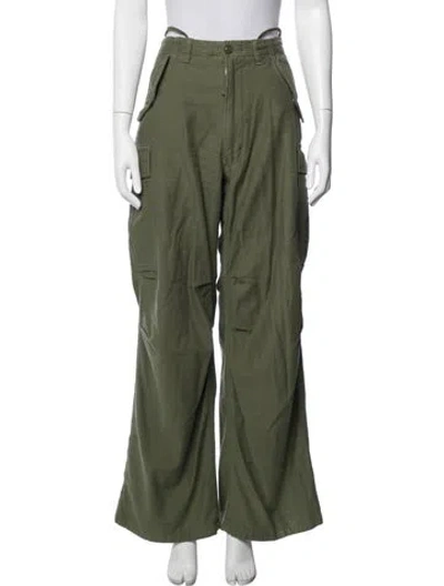 Pre-owned R13 Wide Leg Pants In Green