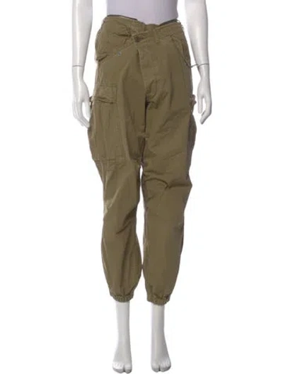 Pre-owned R13 Wide Leg Pants In Green