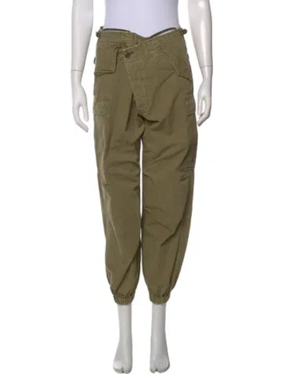 Pre-owned R13 Wide Leg Pants In Green