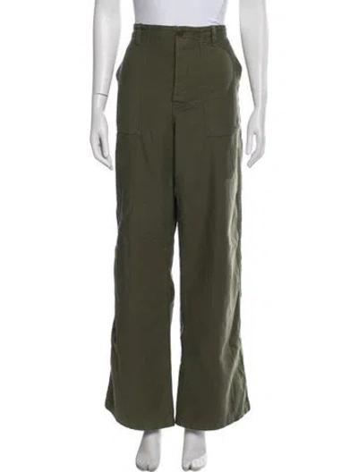 Pre-owned R13 Wide Leg Pants In Green