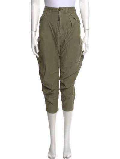Pre-owned R13 Wide Leg Pants In Green