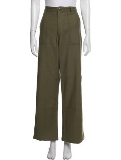 Pre-owned R13 Wide Leg Pants In Green