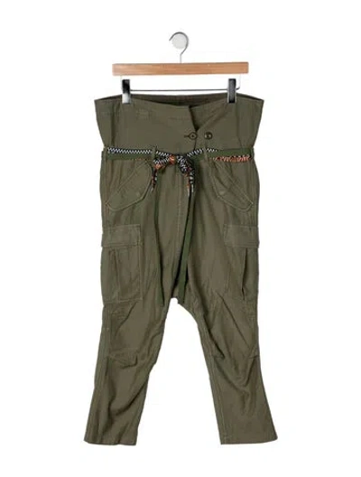 Pre-owned R13 Wide Leg Pants In Green