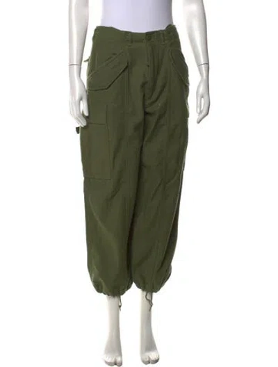 Pre-owned R13 Wide Leg Pants In Green