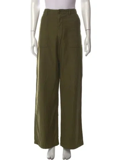 Pre-owned R13 Wide Leg Pants In Green