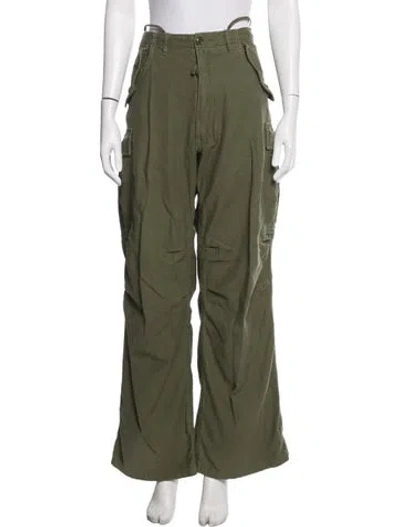 Pre-owned R13 Wide Leg Pants In Green