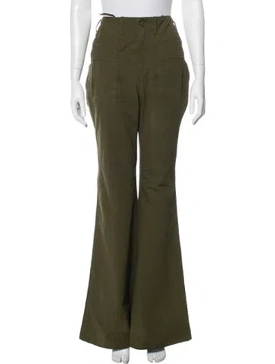 Pre-owned R13 Wide Leg Pants In Green