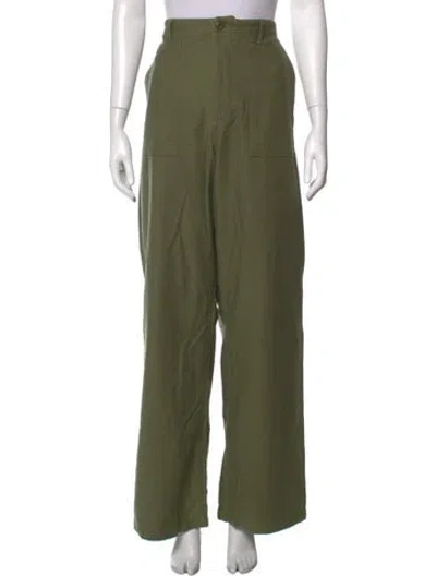 Pre-owned R13 Wide Leg Pants In Green