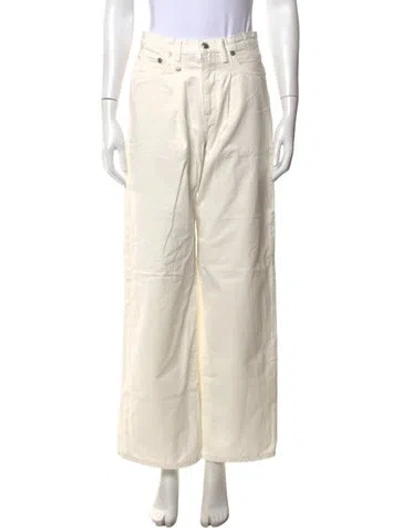 Pre-owned R13 Wide Leg Pants In Neutrals
