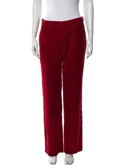 Pre-owned R13 Wide Leg Pants In Red