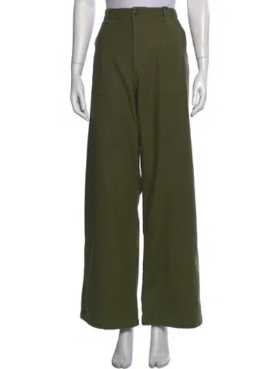 Pre-owned R13 Wide Leg Pants W/ Tags In Green