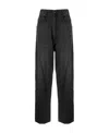R13 Wide-legged Jeans In Black