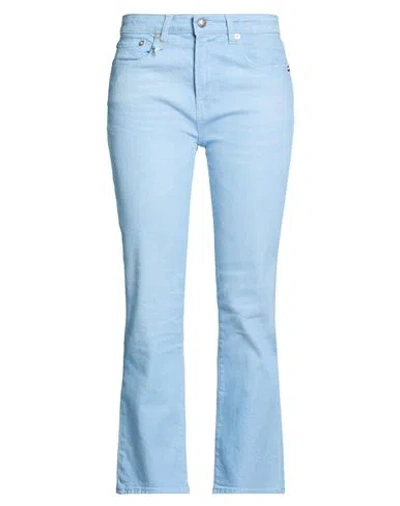 R13 Woman Jeans Blue Size 24 Cotton, Elastane